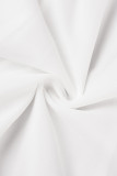 Sweet Elegant Solid Frenulum V Neck A Line Dresses