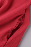 Casual Street Solid Pocket Solid Color Loose Jumpsuits