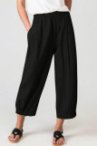 Casual Daily Solid Solid Color Loose High Waist Harlan Solid Color Bottoms