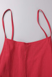 Casual Street Solid Pocket Solid Color Loose Jumpsuits