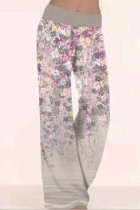 Casual Sportswear Print Patchwork