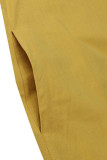 Casual Solid Solid Color O Neck Short Sleeve Dress Dresses