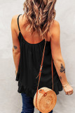 Sexy Casual Solid Flounce Fold O Neck Tops