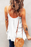 Sexy Casual Solid Flounce Fold O Neck Tops