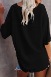 Casual Daily Solid Solid Color V Neck T-Shirts