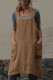 Casual Daily Solid Pocket Square Collar Irregular Dress Dresses