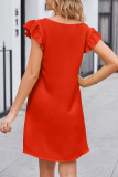 Casual Daily Solid Solid Color V Neck A Line Dresses