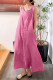 Casual Solid Solid Color O Neck Sleeveless Dress Dresses