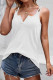 Sexy Daily Solid Backless V Neck Tops
