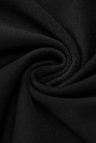 Sexy Street Solid Hollowed Out Asymmetrical Strapless Sleeveless Dress Dresses