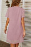 Sweet Elegant Solid V Neck A Line Dresses