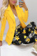 Casual Print Patchwork Long Sleeve Two Pieces