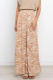 Casual Vacation Print Patchwork Loose High Waist Wide Leg Full Print Bottoms