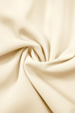 Celebrities Elegant Solid Bandage Flounce O Neck A Line Dresses
