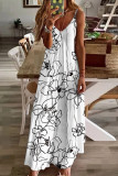 Face Print Slip Dress