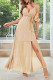 Elegant Simplicity Print Bandage V Neck A Line Dresses