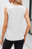 Sweet Elegant Solid Fold V Neck Tops