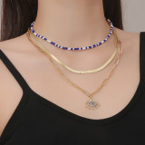 Street Geometric Patchwork Necklaces