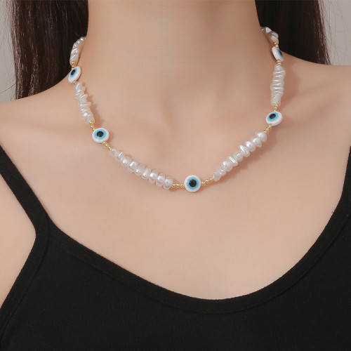 Street Geometric Patchwork Necklaces