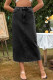 Street Elegant Solid Patchwork Regular High Waist Type A Solid Color Bottoms