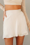 Sweet Elegant Solid Frenulum Loose High Waist Type A Else Bottoms