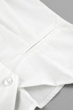 Casual Solid Pocket V Neck Sleeveless Two Pieces