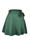Sweet Elegant Solid Frenulum Loose High Waist Type A Else Bottoms