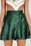 Sweet Elegant Solid Frenulum Loose High Waist Type A Else Bottoms