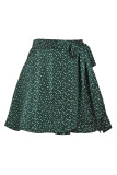 Sweet Elegant Solid Frenulum Loose High Waist Type A Else Bottoms