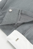 Street Elegant Solid Slit Regular High Waist Straight Solid Color Bottoms