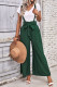 Casual Simplicity Solid Fold Loose Jumpsuits