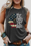 Casual Print Patchwork O Neck Tops