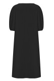 Casual Solid V Neck A Line Dresses