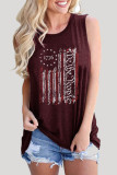 Casual Print Patchwork O Neck Tops