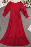 Elegant Solid Off the Shoulder Princess Dresses