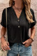 Casual Solid Patchwork V Neck T-Shirts