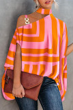 Elegant Print Metal Accessories Decoration Halter Tops