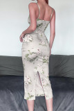 Elegant Floral Lace Patchwork One Step Skirt Dresses