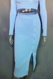 Elegant Solid Slit Pencil Bottoms