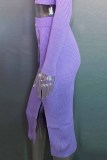 Elegant Solid Slit Pencil Bottoms