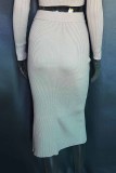 Elegant Solid Slit Pencil Bottoms