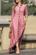 Casual Print Pocket Turndown Collar Shirt Dress Dresses