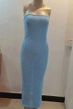 Sexy Strapless Sleeveless Dress Dresses