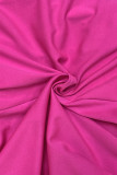 Elegant Solid Slit Square Collar Sleeveless Dress Dresses