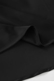 Elegant Solid Regular High Waist Solid Color Bottoms