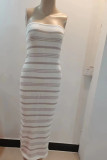 Sexy Strapless Sleeveless Dress Dresses