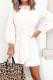 Casual Simplicity Solid O Neck Long Sleeve Dresses