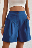 Casual Solid Loose High Waist Wide Leg Solid Color Bottoms