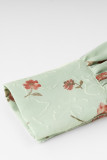 Elegant Floral Bandage Half A Turtleneck Tops
