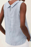 Casual Solid O Neck Tops